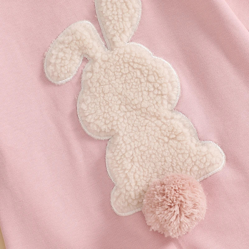 Plush Bunny Infant Baby Girls Boys Rompers