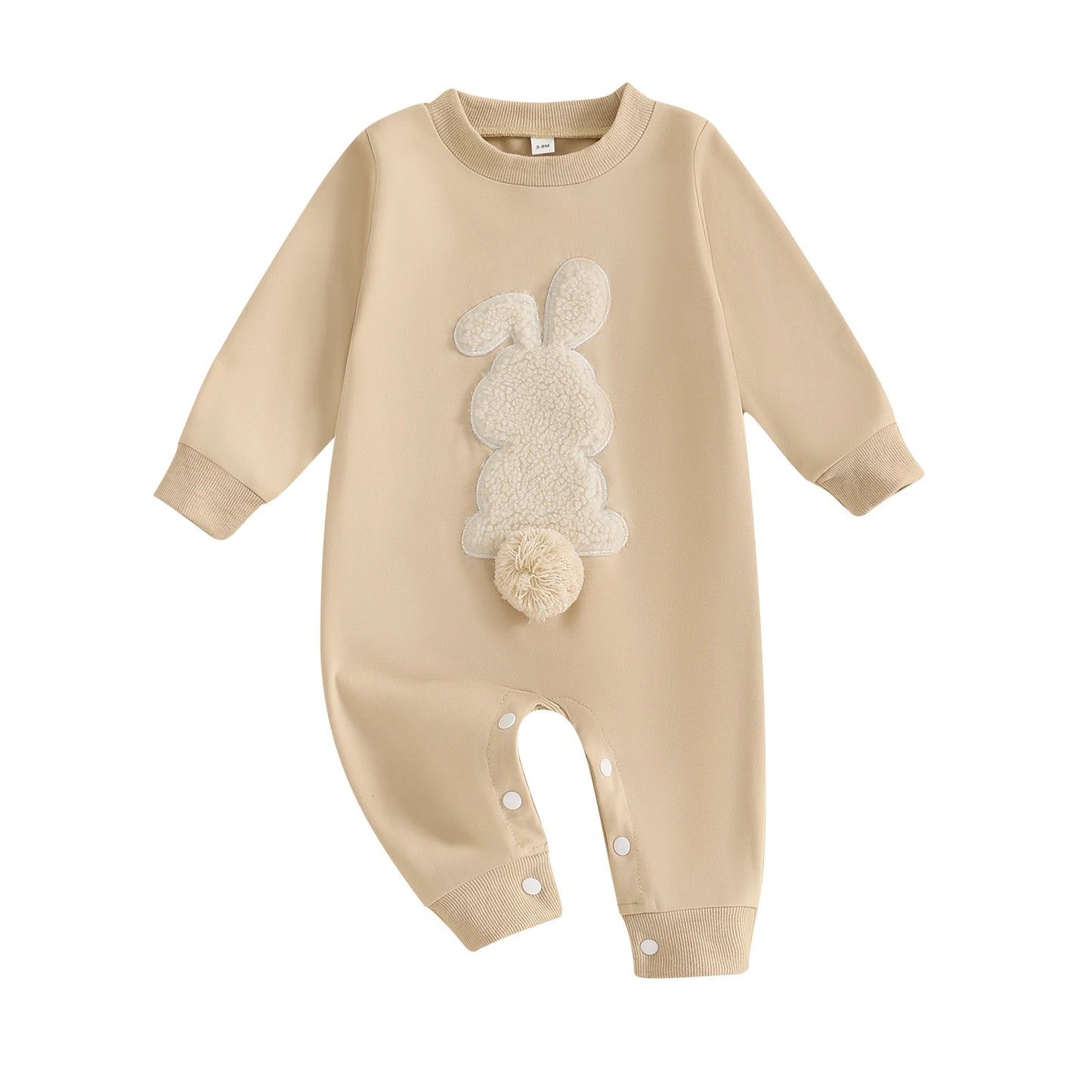 Plush Bunny Infant Baby Girls Boys Rompers