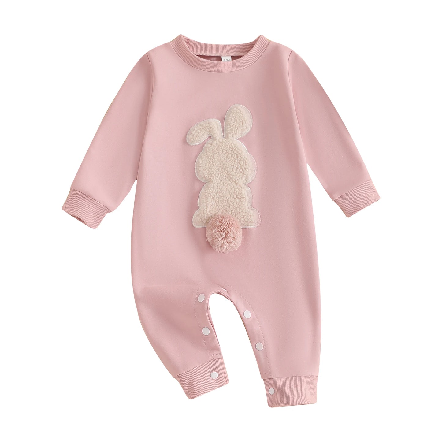 Plush Bunny Infant Baby Girls Boys Rompers